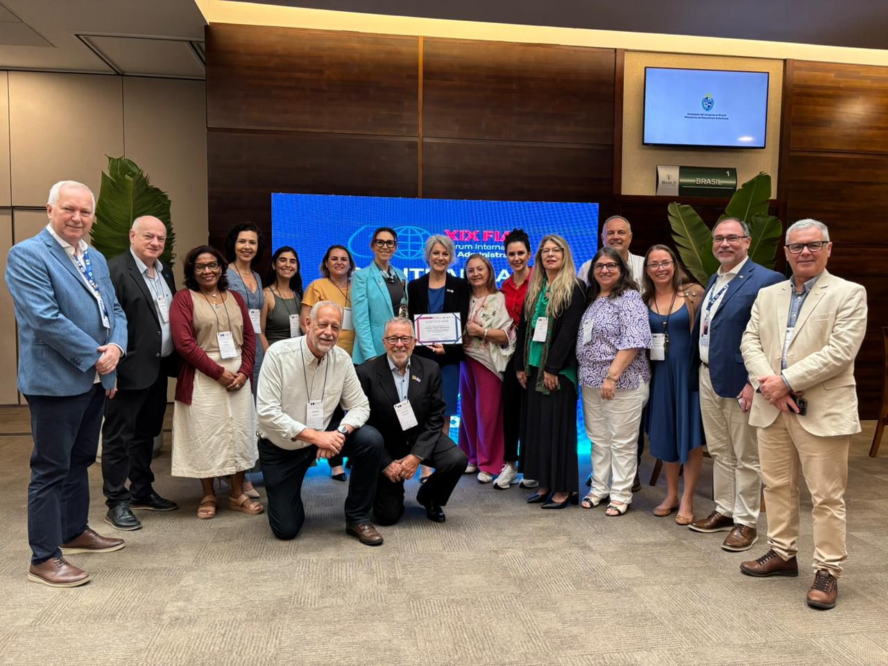 Comitiva do CRA-RS participa do XIX FIA em Brasília